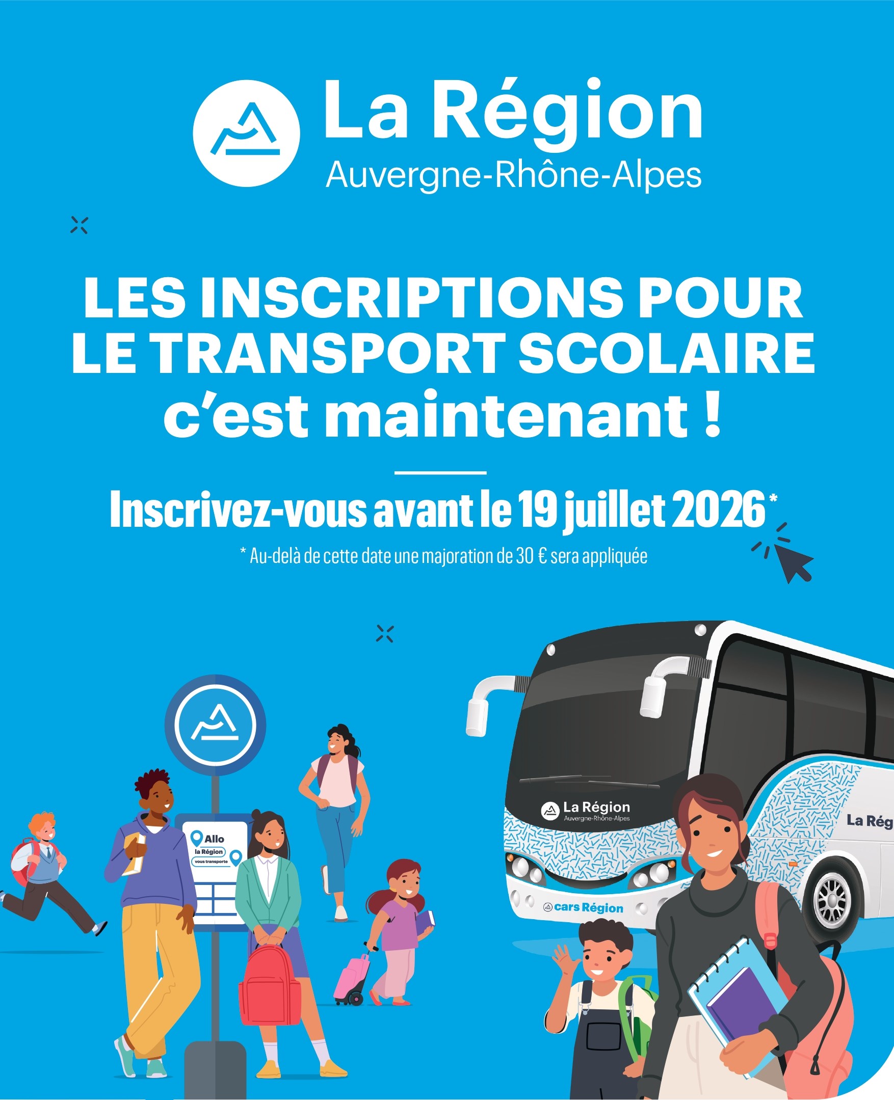 Inscriptions transport scolaire 