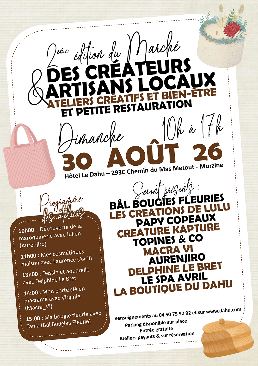 Marché des créateurs et artisans locaux, 2e édition
