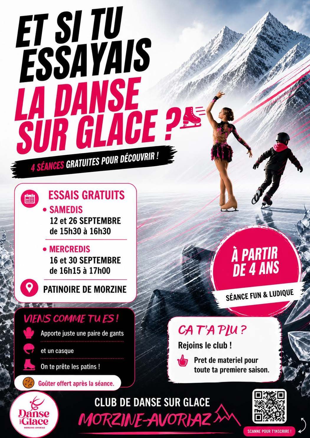 Séances découvertes : danse sur glace